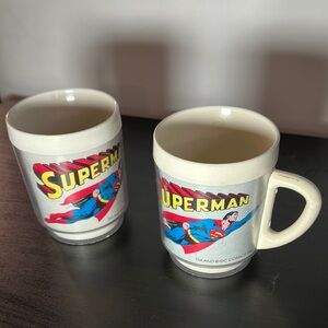 Superman Comic Mug Duo